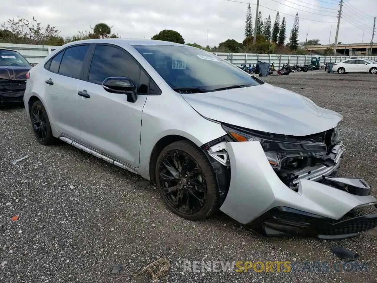 1 Photograph of a damaged car 5YFS4MCE2MP091036 TOYOTA COROLLA 2021