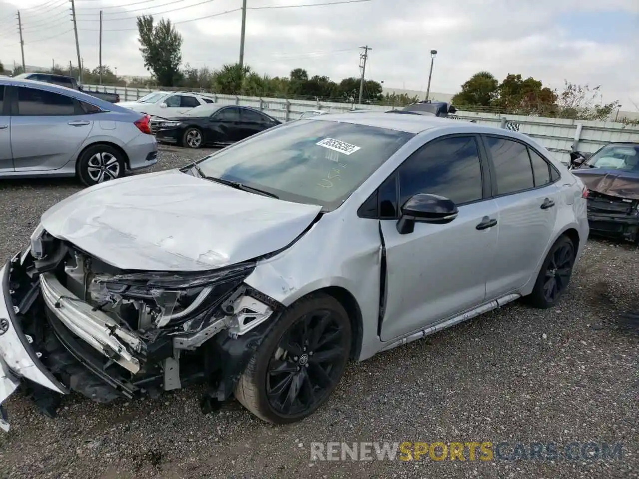 2 Photograph of a damaged car 5YFS4MCE2MP091036 TOYOTA COROLLA 2021