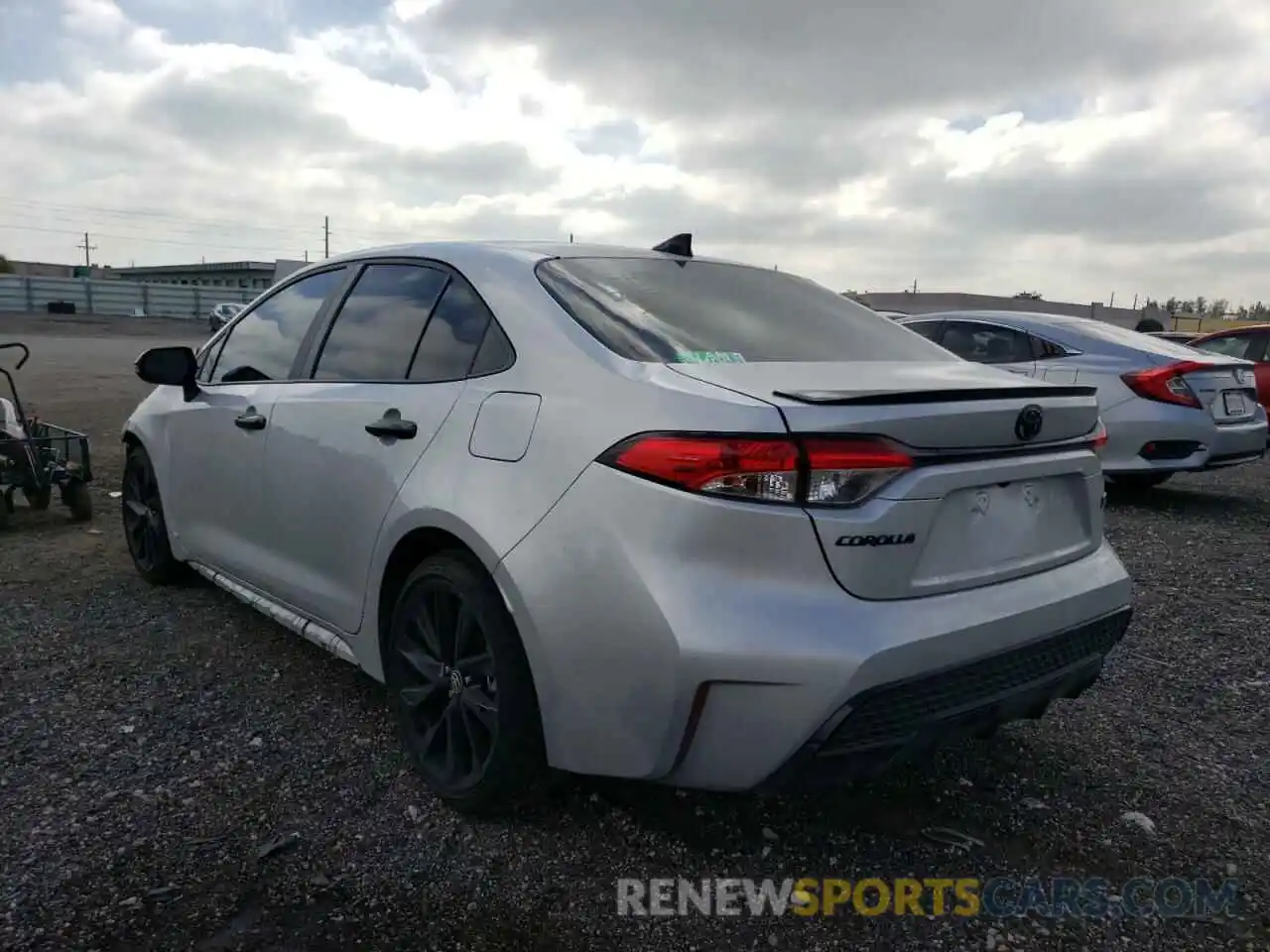 3 Photograph of a damaged car 5YFS4MCE2MP091036 TOYOTA COROLLA 2021