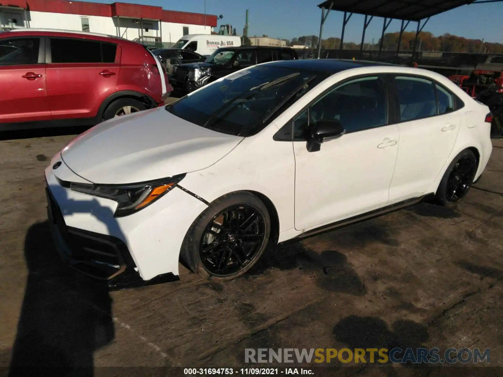 2 Photograph of a damaged car 5YFS4MCE2MP092946 TOYOTA COROLLA 2021