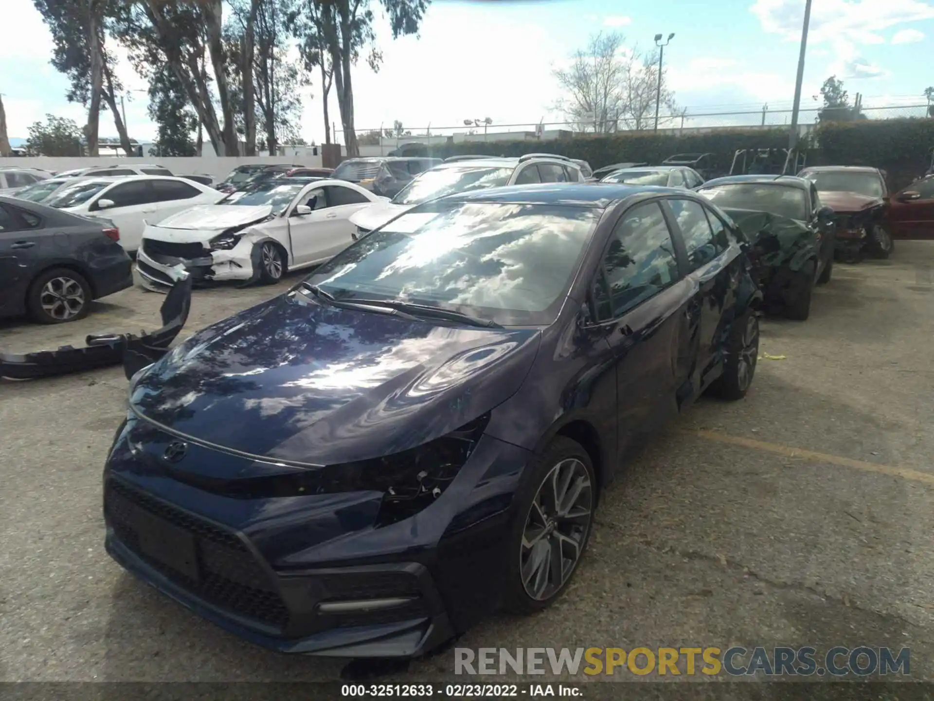 2 Photograph of a damaged car 5YFS4MCE2MP094051 TOYOTA COROLLA 2021