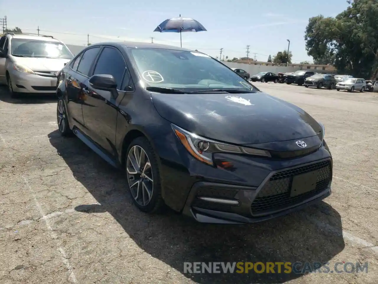 1 Photograph of a damaged car 5YFS4MCE2MP094079 TOYOTA COROLLA 2021