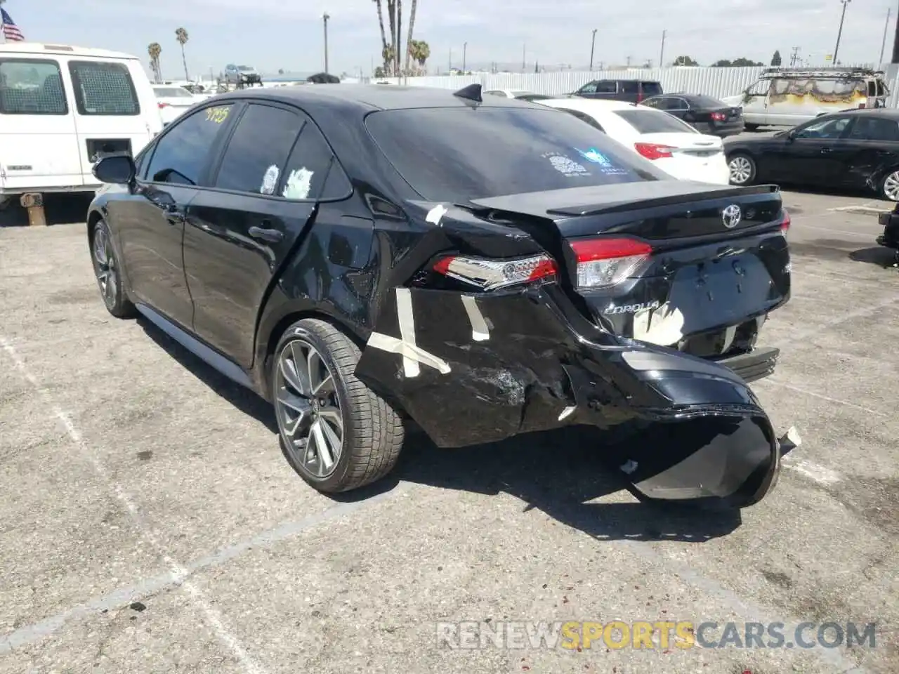 3 Photograph of a damaged car 5YFS4MCE2MP094079 TOYOTA COROLLA 2021