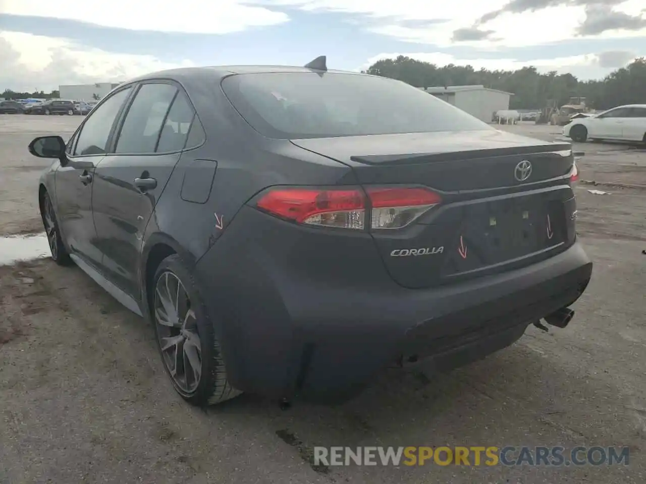 3 Photograph of a damaged car 5YFS4MCE2MP094440 TOYOTA COROLLA 2021