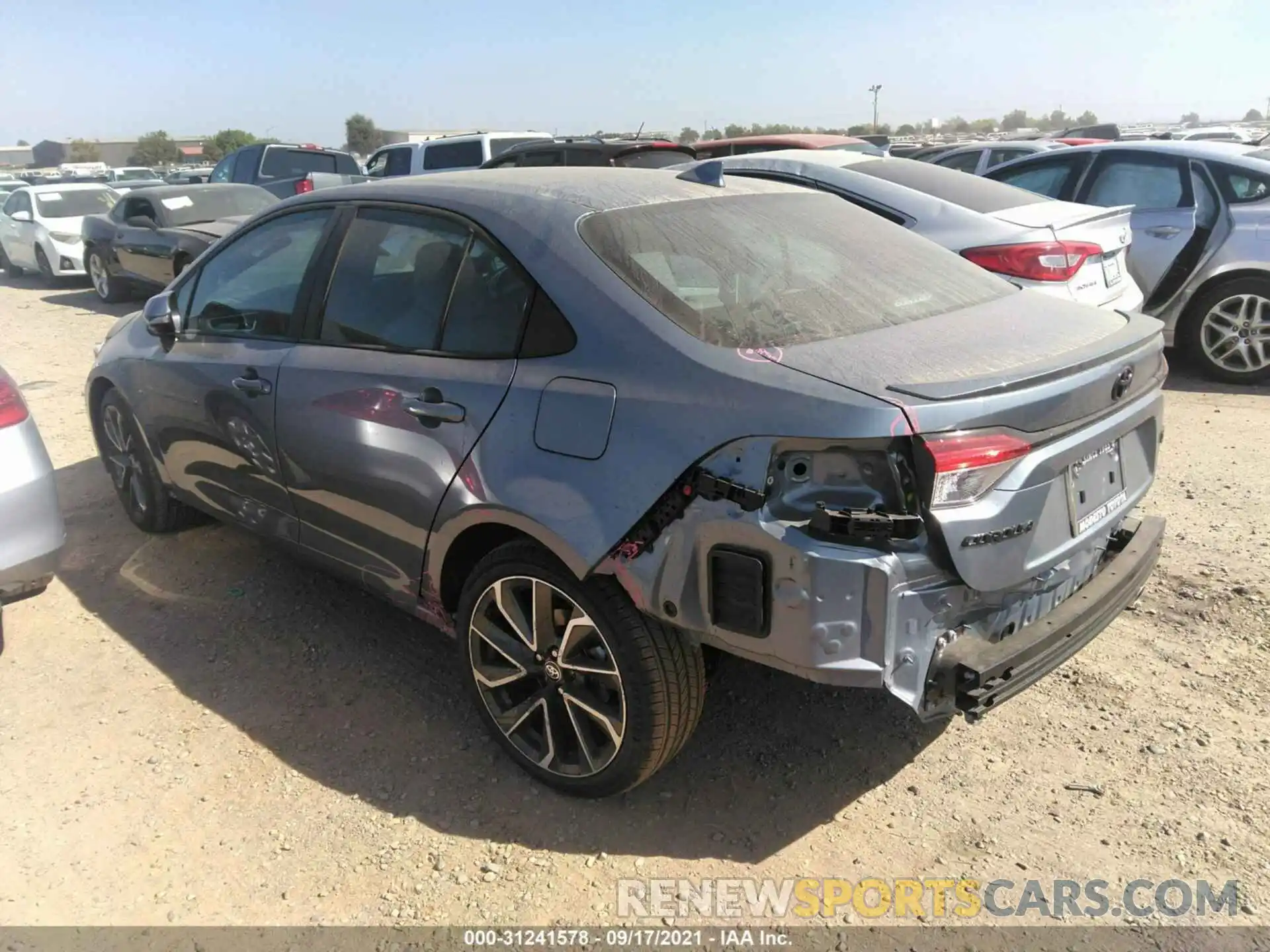 3 Photograph of a damaged car 5YFS4MCE2MP094857 TOYOTA COROLLA 2021