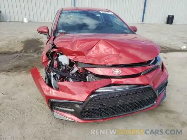 9 Photograph of a damaged car 5YFS4MCE2MP095135 TOYOTA COROLLA 2021