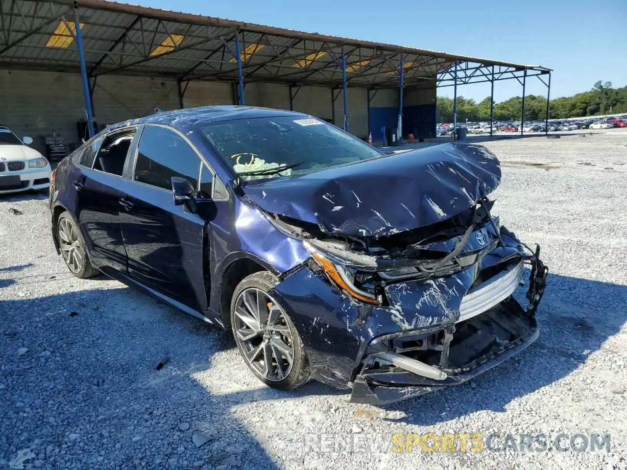 1 Photograph of a damaged car 5YFS4MCE2MP095832 TOYOTA COROLLA 2021