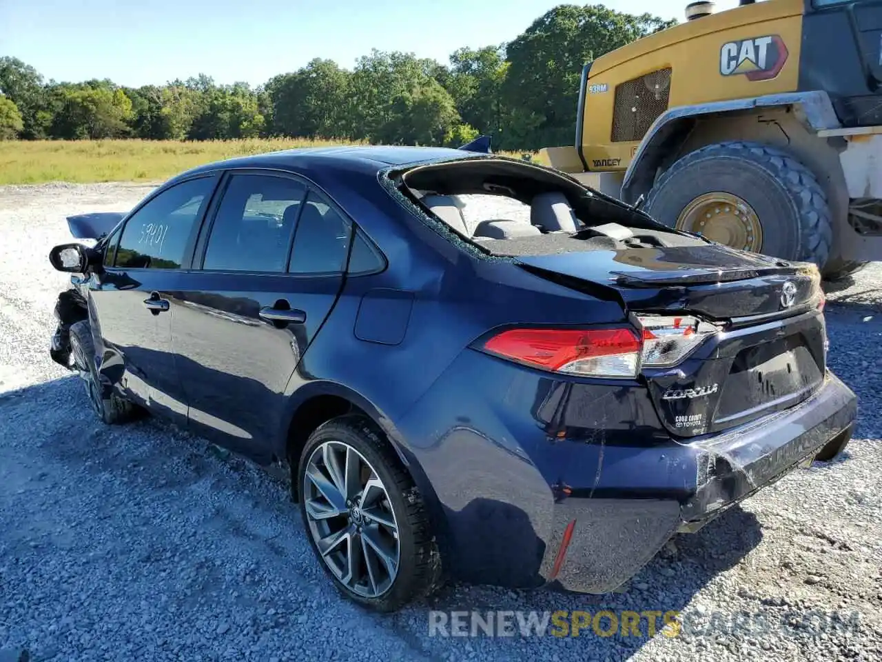 3 Photograph of a damaged car 5YFS4MCE2MP095832 TOYOTA COROLLA 2021