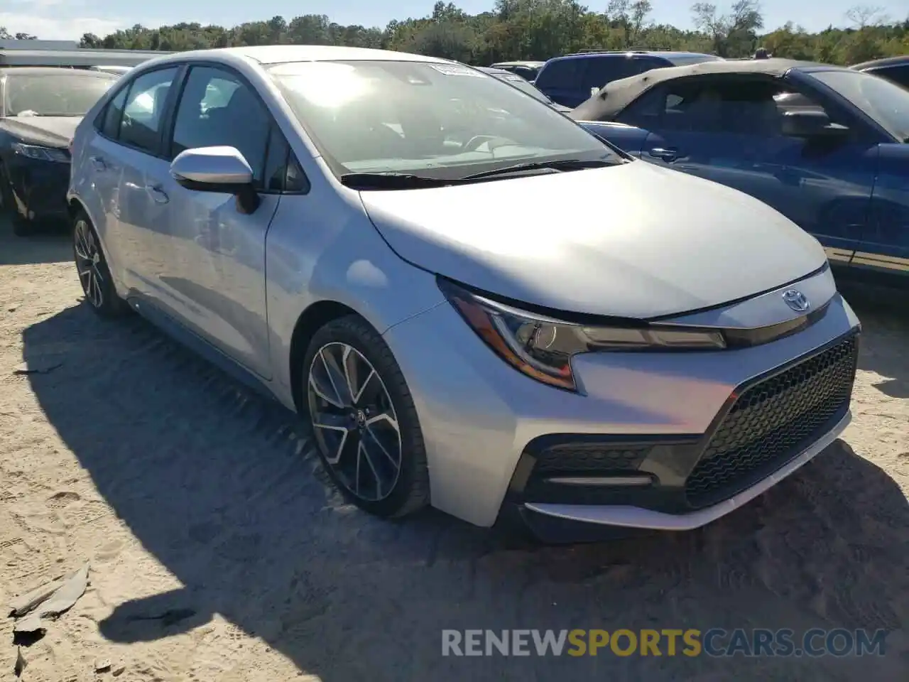 1 Photograph of a damaged car 5YFS4MCE3MP059860 TOYOTA COROLLA 2021