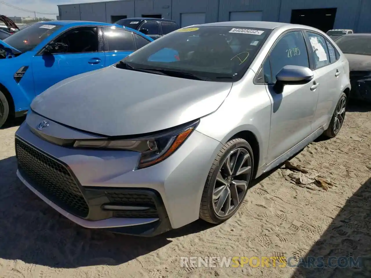 2 Photograph of a damaged car 5YFS4MCE3MP059860 TOYOTA COROLLA 2021