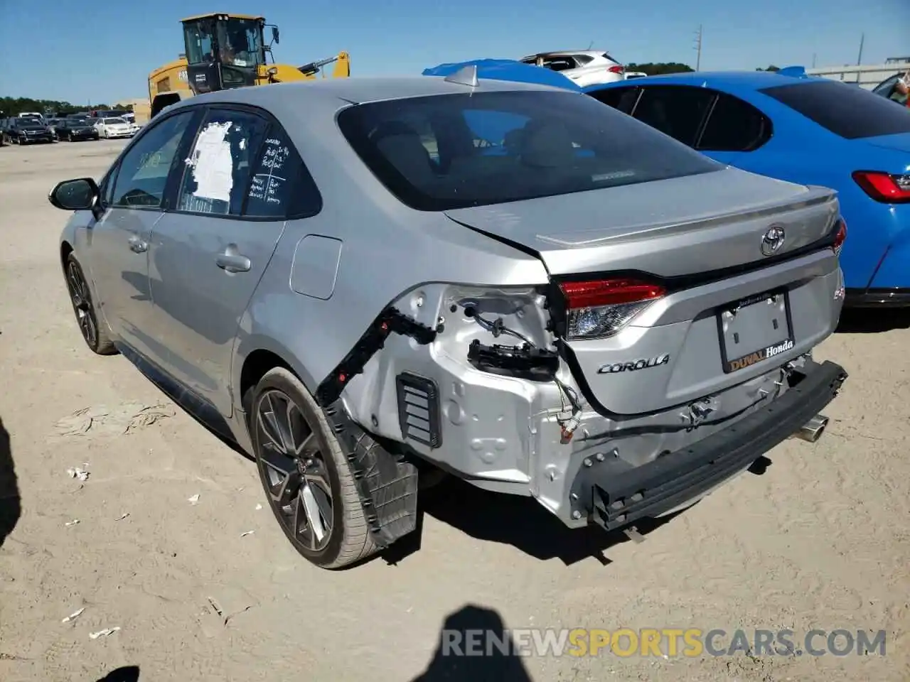 3 Photograph of a damaged car 5YFS4MCE3MP059860 TOYOTA COROLLA 2021