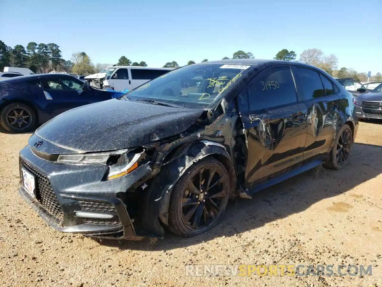 2 Photograph of a damaged car 5YFS4MCE3MP060300 TOYOTA COROLLA 2021