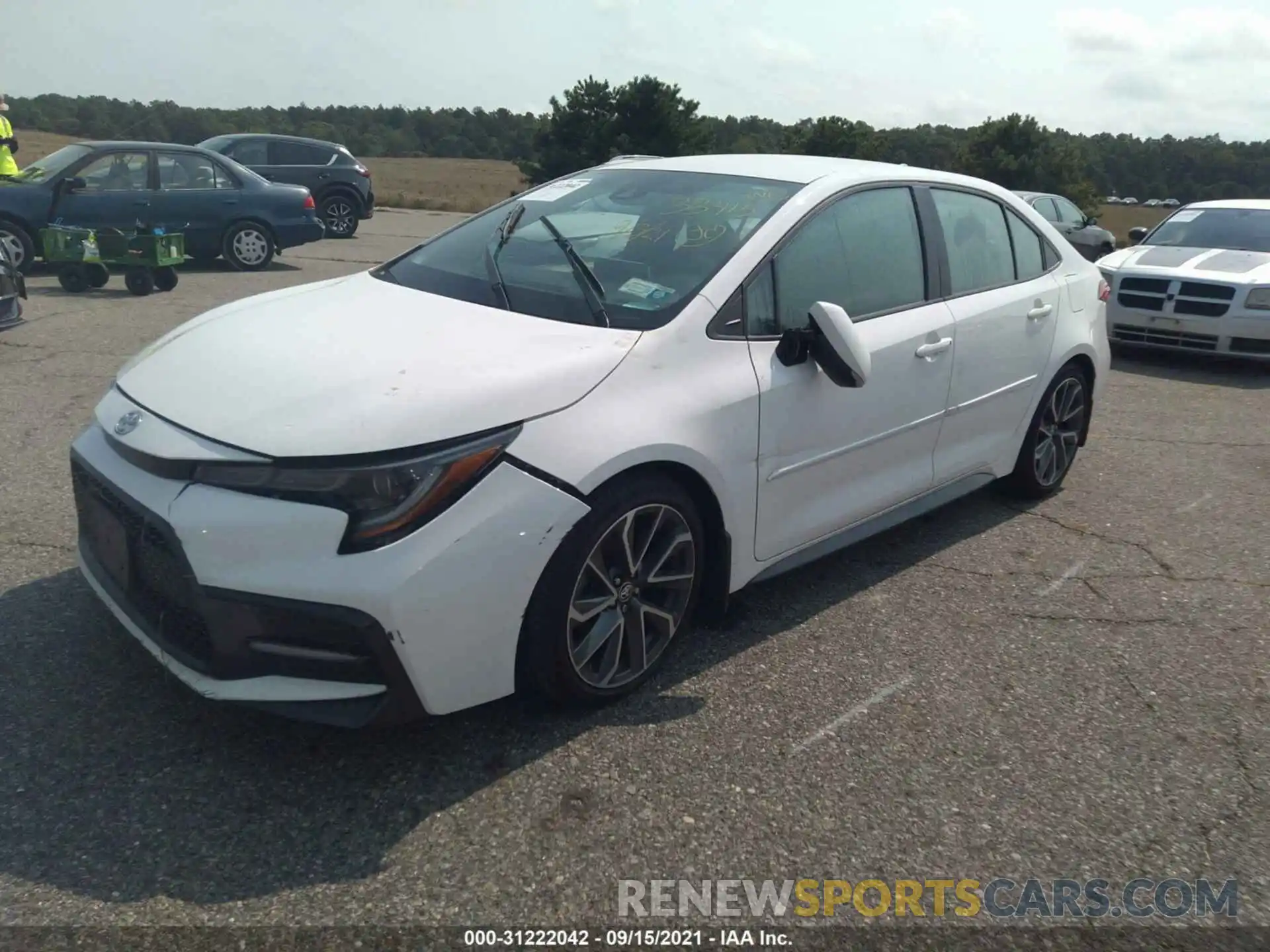 2 Photograph of a damaged car 5YFS4MCE3MP061754 TOYOTA COROLLA 2021