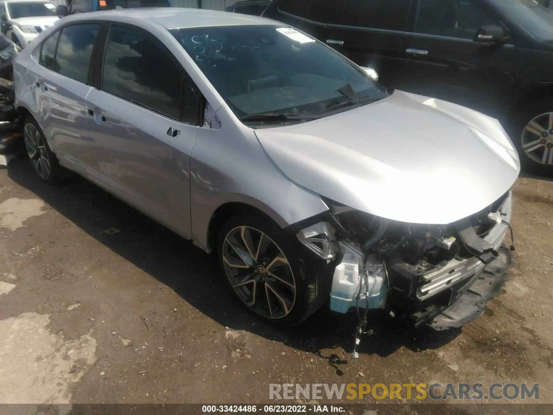 1 Photograph of a damaged car 5YFS4MCE3MP063200 TOYOTA COROLLA 2021