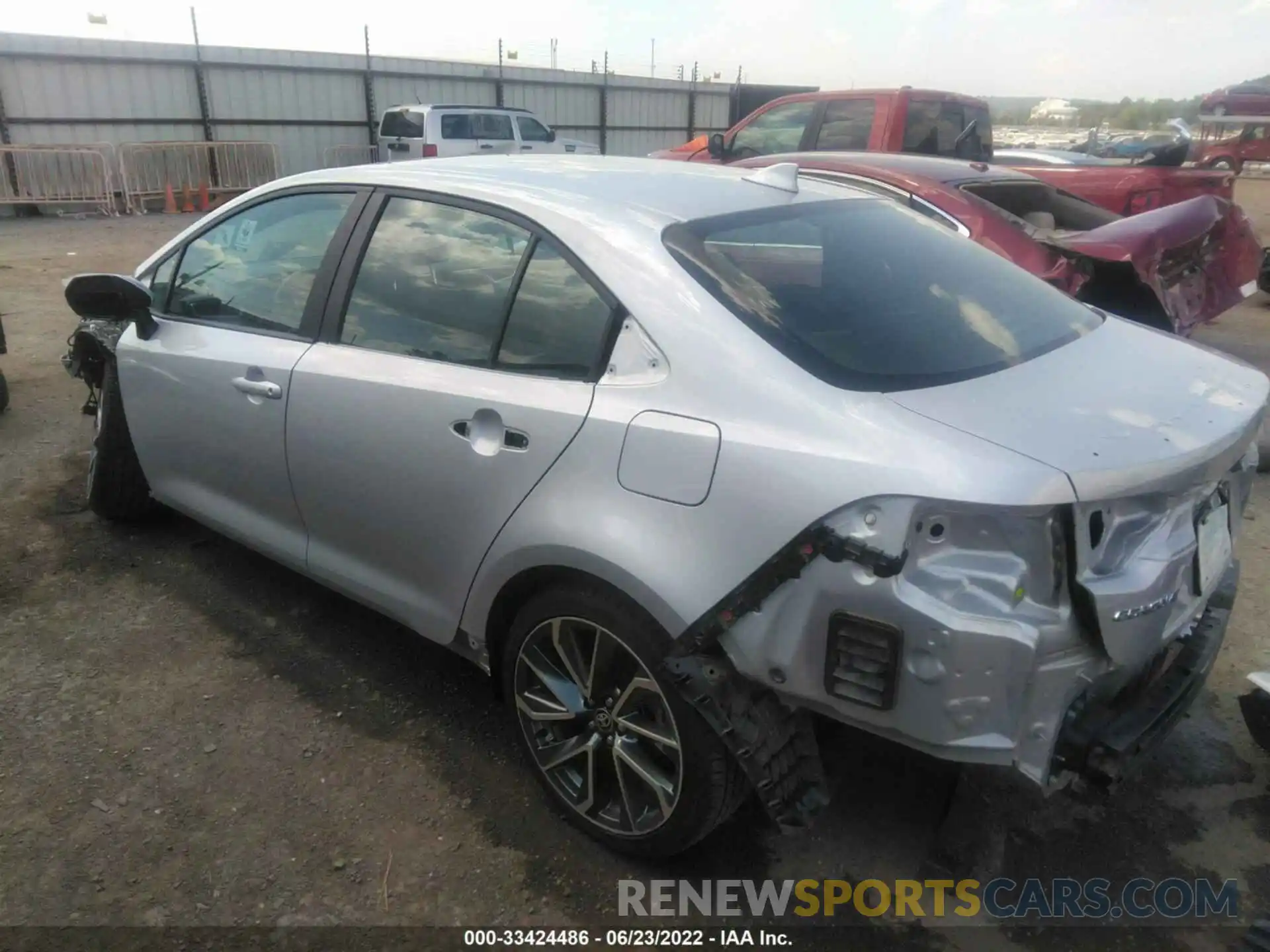 3 Photograph of a damaged car 5YFS4MCE3MP063200 TOYOTA COROLLA 2021