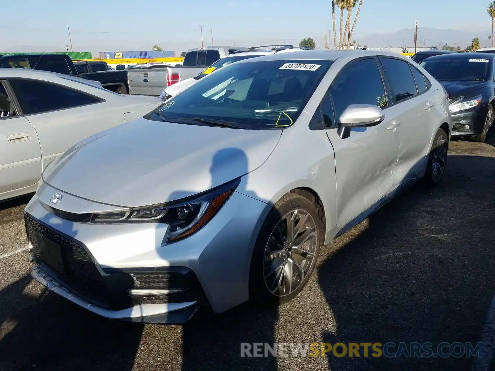 2 Photograph of a damaged car 5YFS4MCE3MP064721 TOYOTA COROLLA 2021