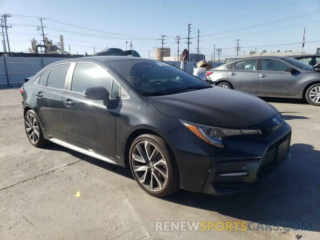 1 Photograph of a damaged car 5YFS4MCE3MP065318 TOYOTA COROLLA 2021