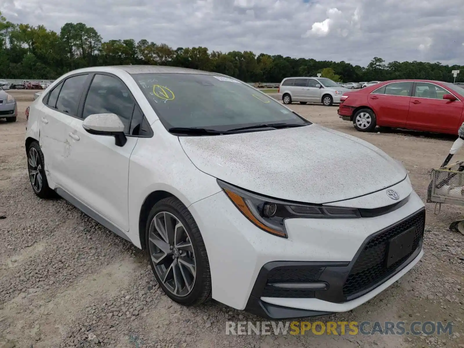 1 Photograph of a damaged car 5YFS4MCE3MP066050 TOYOTA COROLLA 2021