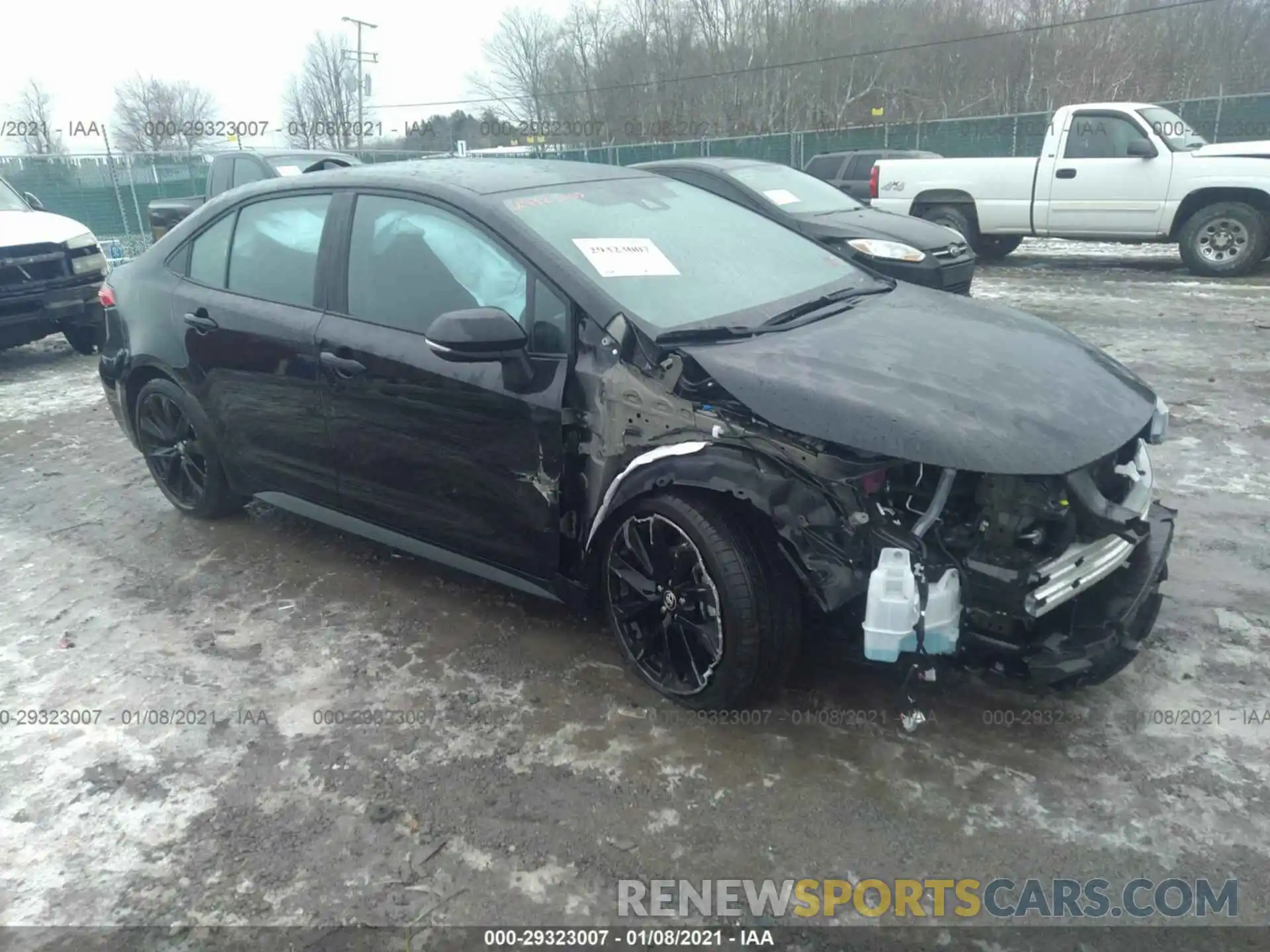 1 Photograph of a damaged car 5YFS4MCE3MP066274 TOYOTA COROLLA 2021