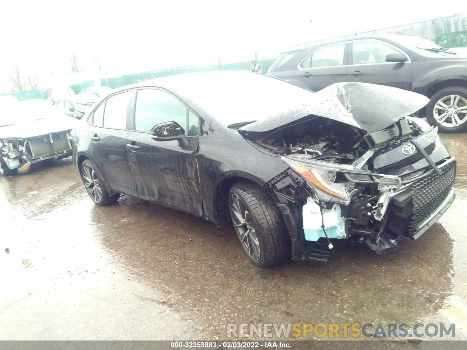 1 Photograph of a damaged car 5YFS4MCE3MP069028 TOYOTA COROLLA 2021