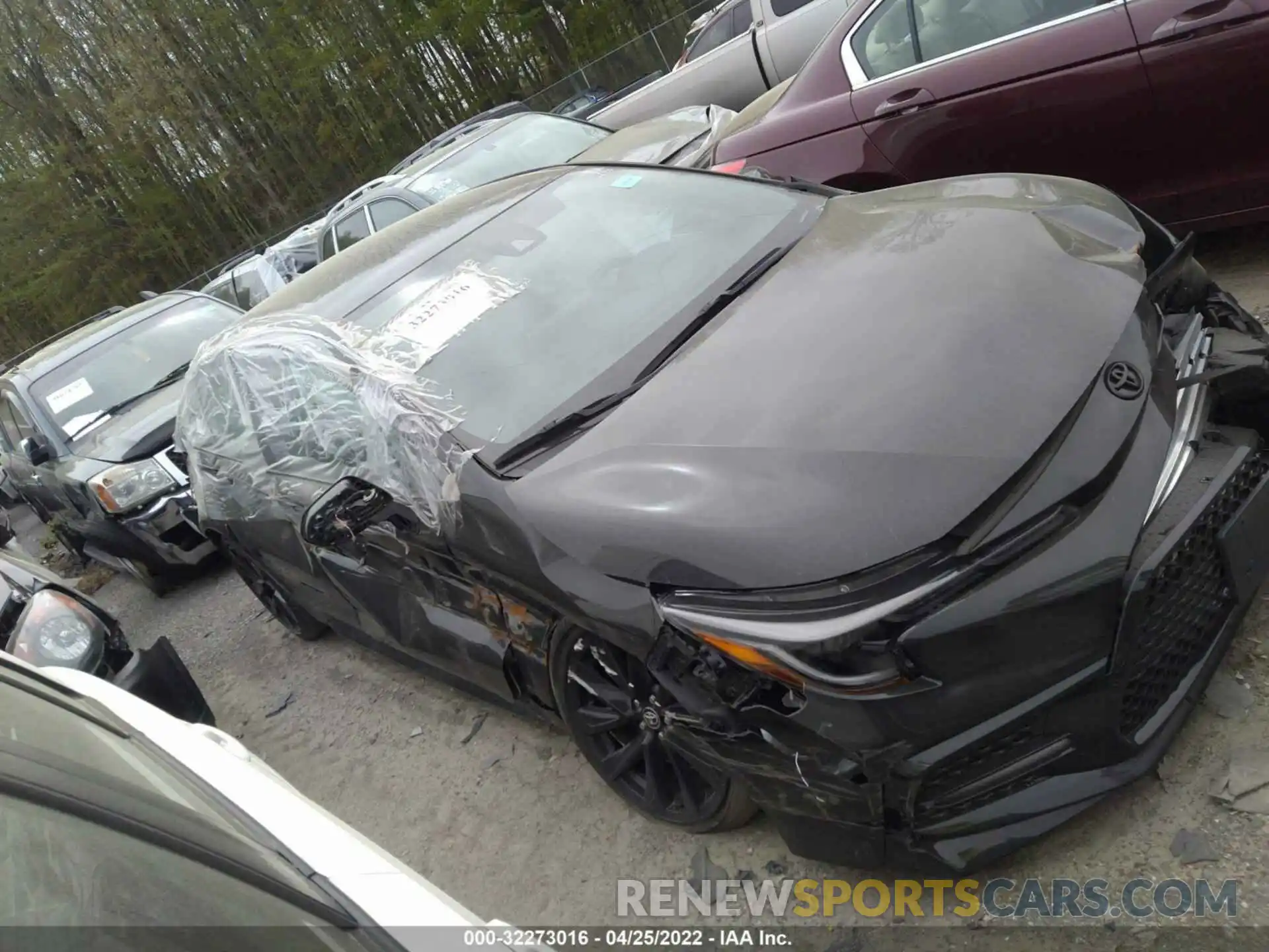 1 Photograph of a damaged car 5YFS4MCE3MP069465 TOYOTA COROLLA 2021