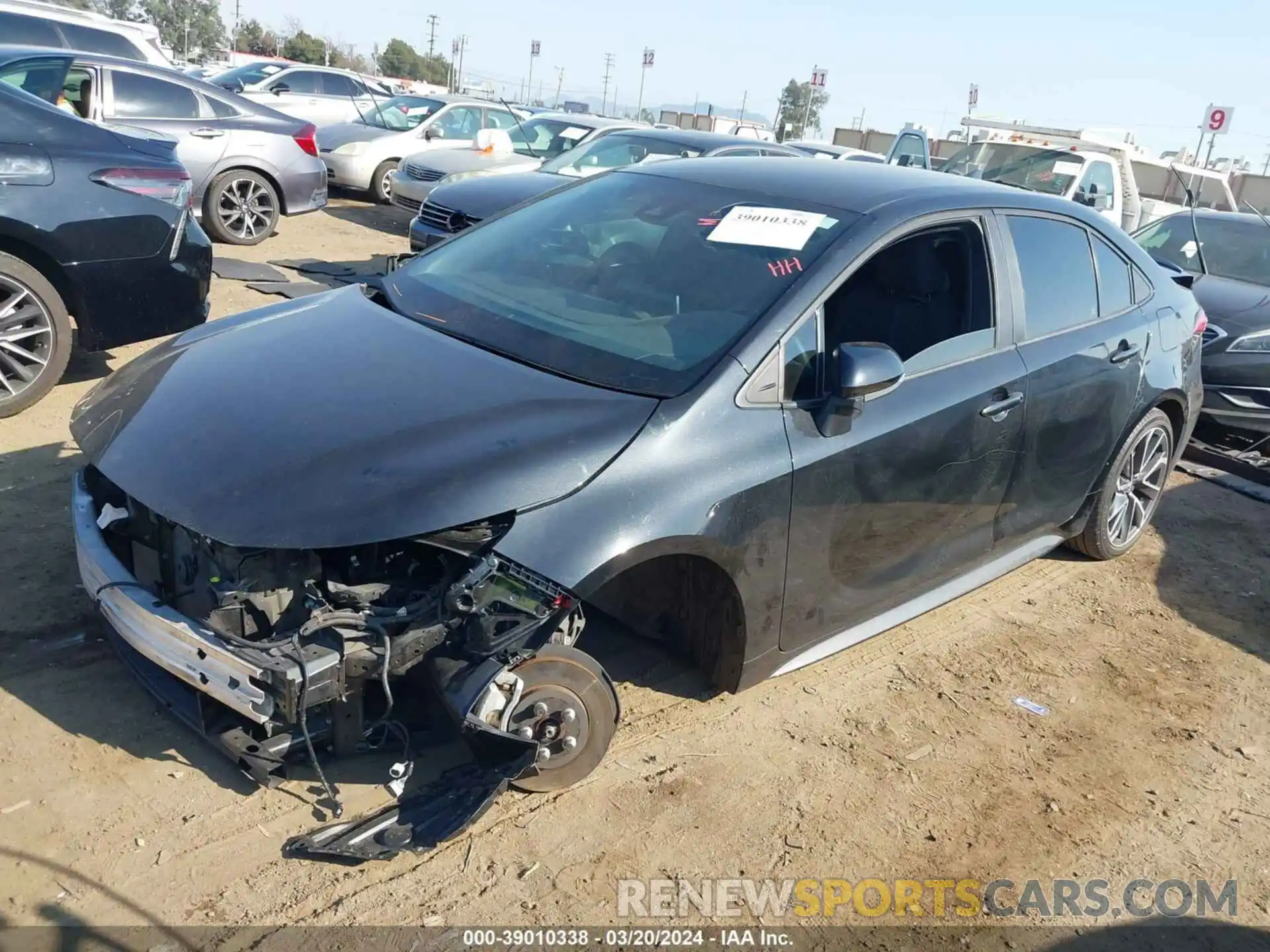 2 Photograph of a damaged car 5YFS4MCE3MP069921 TOYOTA COROLLA 2021