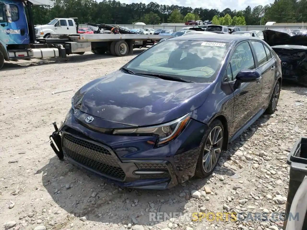 2 Photograph of a damaged car 5YFS4MCE3MP071443 TOYOTA COROLLA 2021