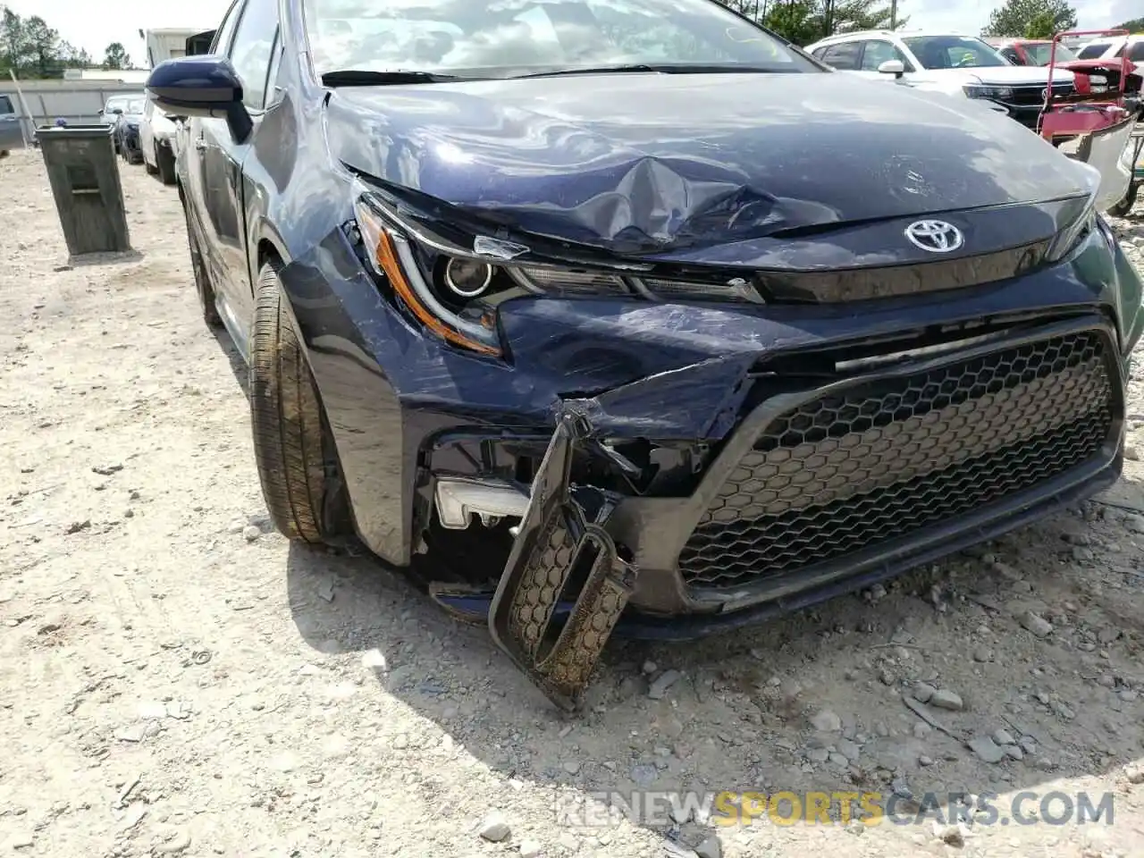 9 Photograph of a damaged car 5YFS4MCE3MP071443 TOYOTA COROLLA 2021