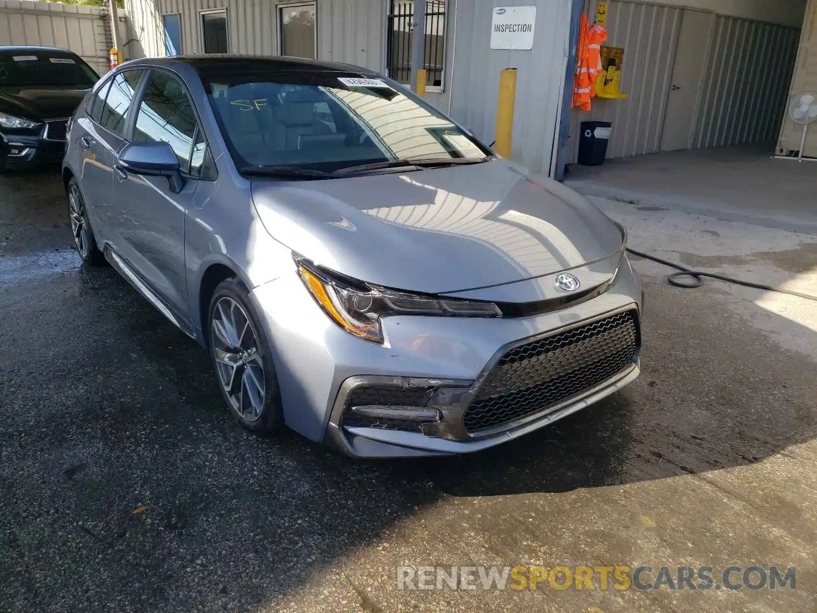 1 Photograph of a damaged car 5YFS4MCE3MP072608 TOYOTA COROLLA 2021