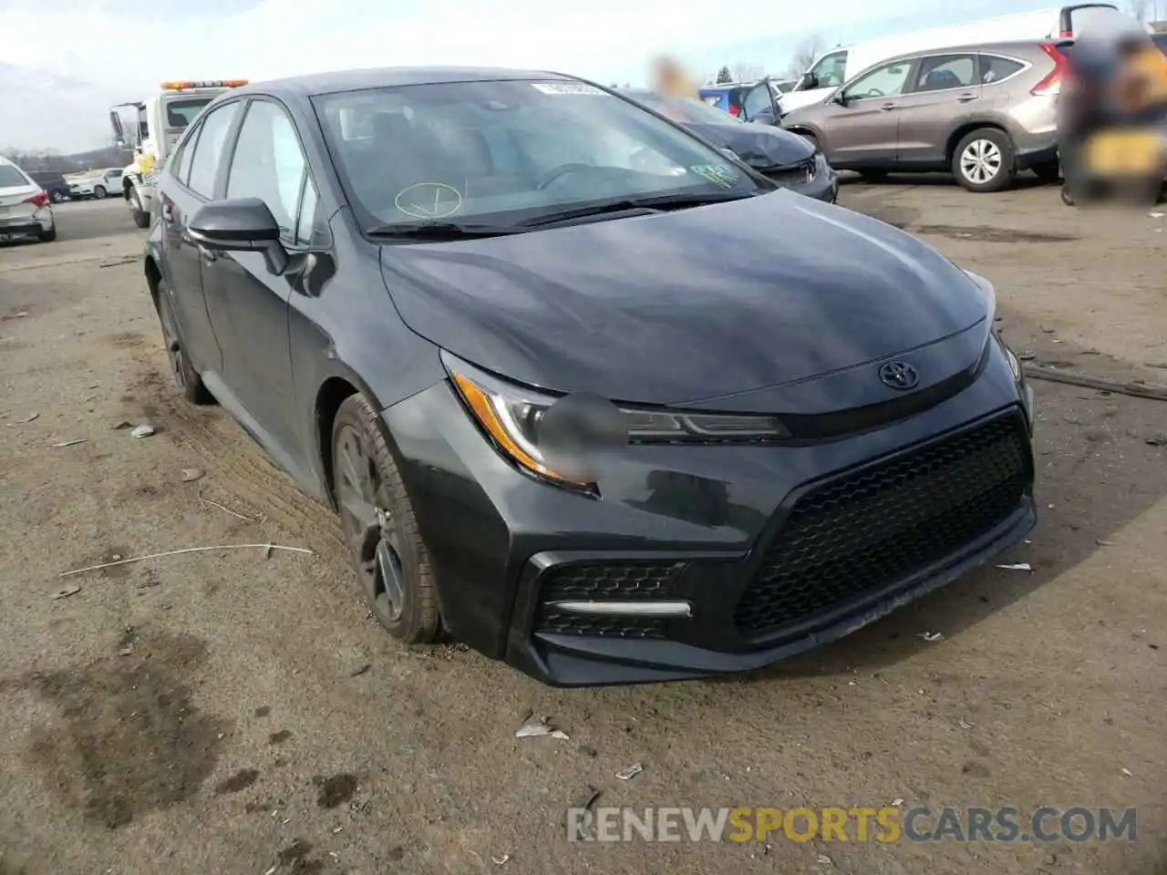 1 Photograph of a damaged car 5YFS4MCE3MP072866 TOYOTA COROLLA 2021