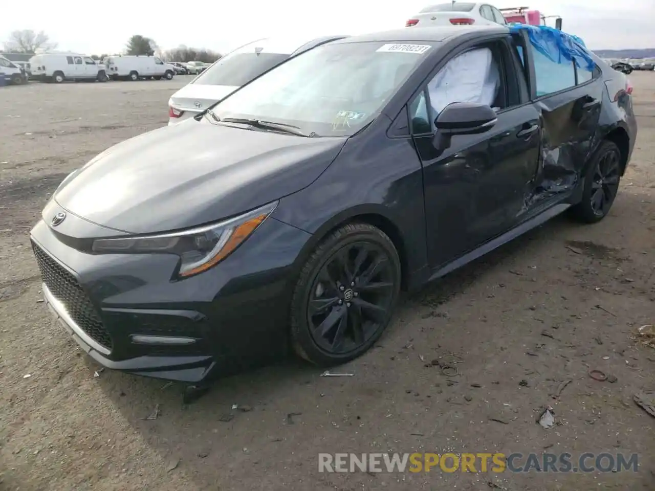 2 Photograph of a damaged car 5YFS4MCE3MP072866 TOYOTA COROLLA 2021