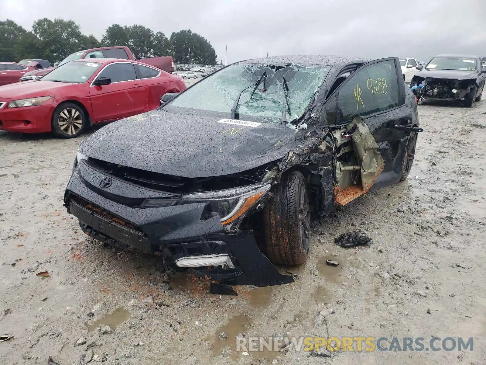 2 Photograph of a damaged car 5YFS4MCE3MP073015 TOYOTA COROLLA 2021