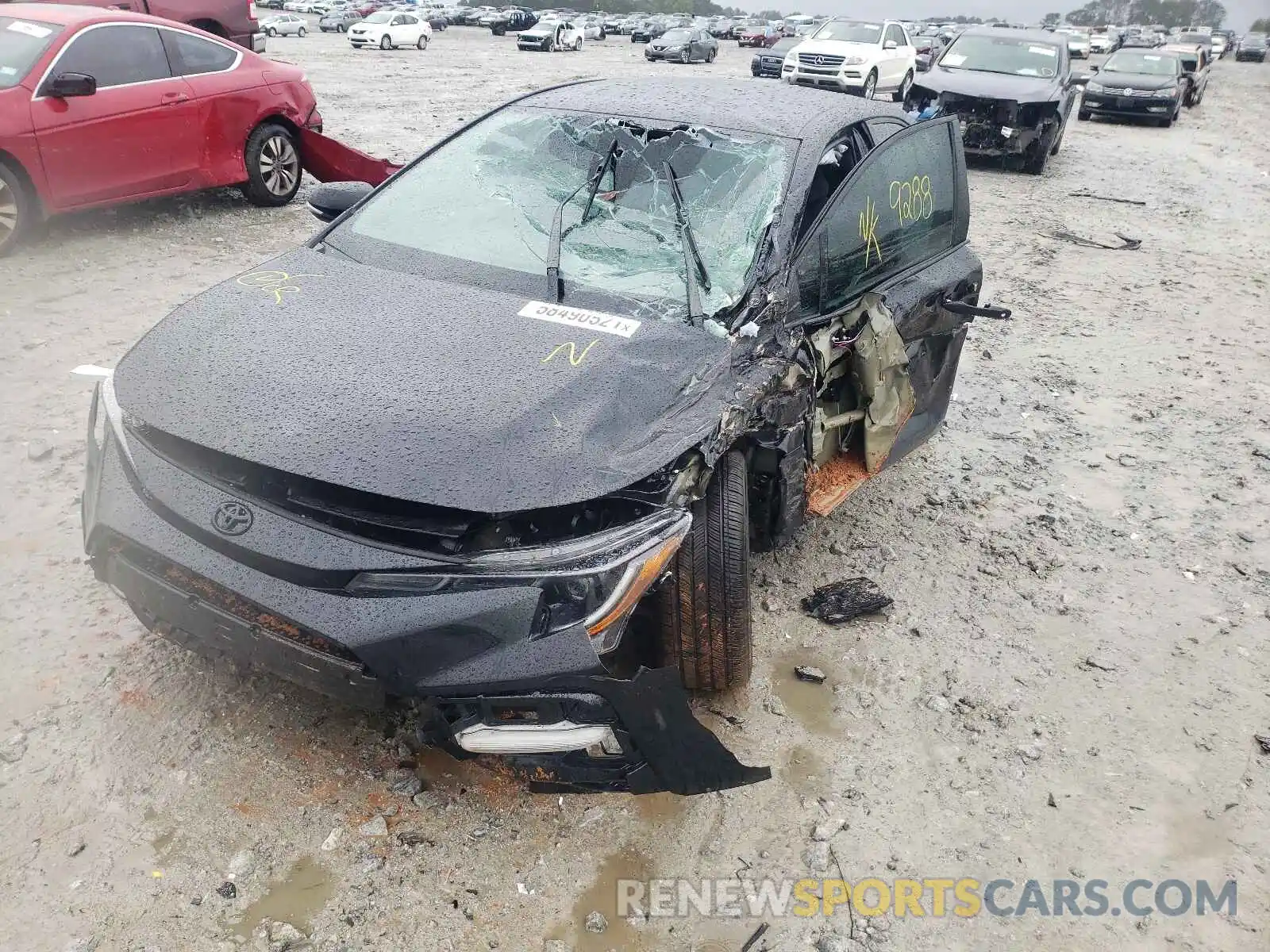 9 Photograph of a damaged car 5YFS4MCE3MP073015 TOYOTA COROLLA 2021