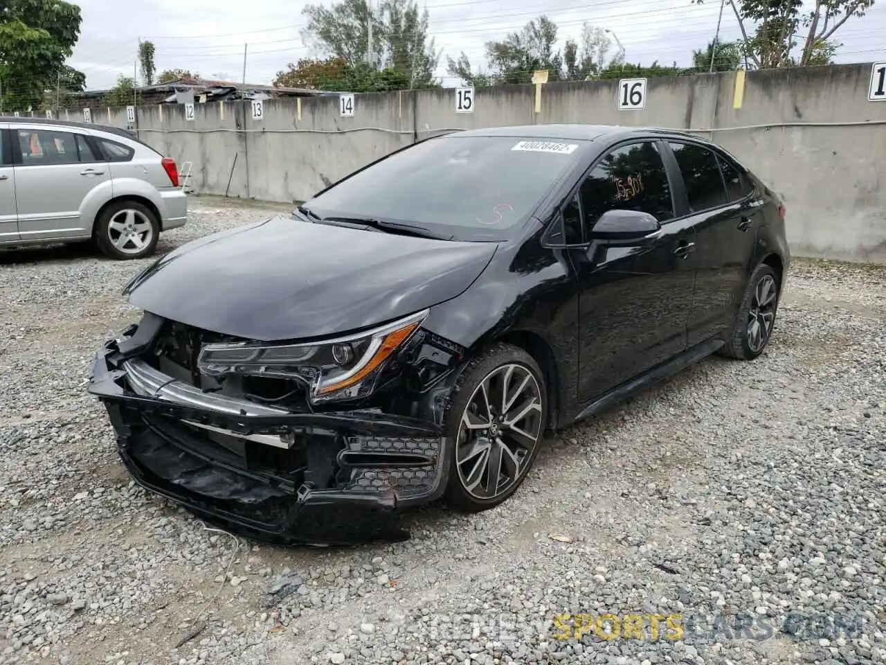 2 Photograph of a damaged car 5YFS4MCE3MP076223 TOYOTA COROLLA 2021