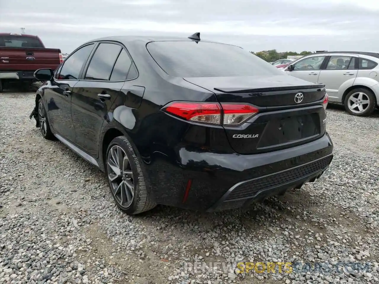 3 Photograph of a damaged car 5YFS4MCE3MP076223 TOYOTA COROLLA 2021