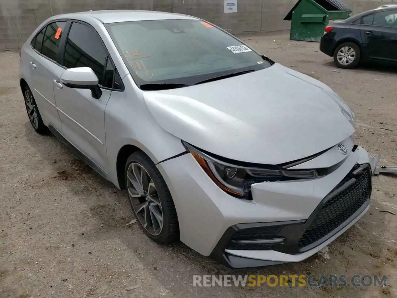 1 Photograph of a damaged car 5YFS4MCE3MP076321 TOYOTA COROLLA 2021