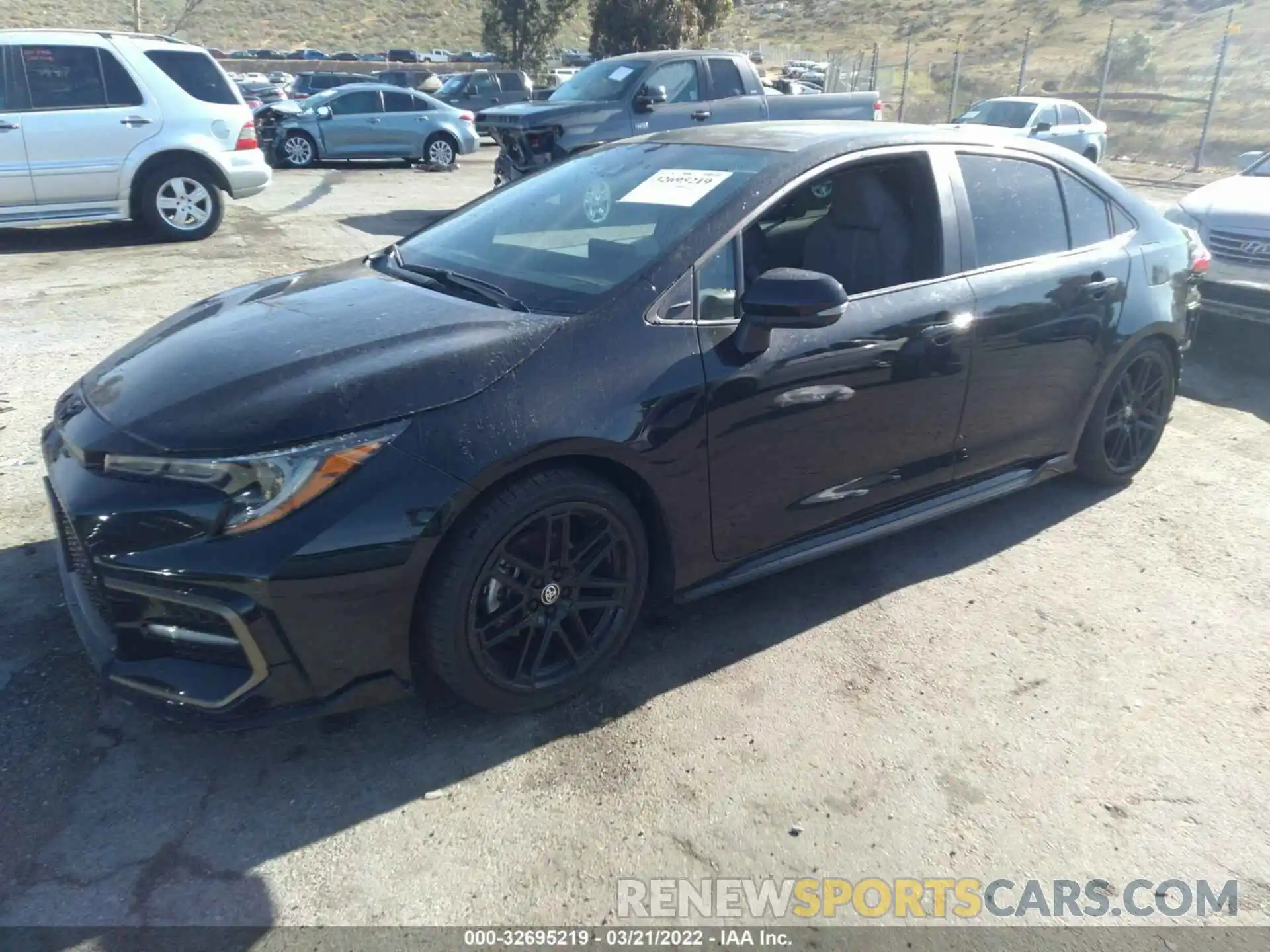 2 Photograph of a damaged car 5YFS4MCE3MP076495 TOYOTA COROLLA 2021