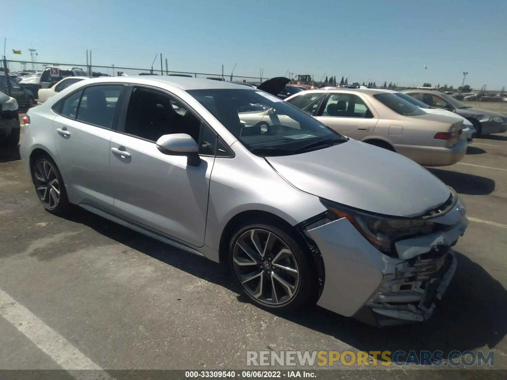 1 Photograph of a damaged car 5YFS4MCE3MP079400 TOYOTA COROLLA 2021