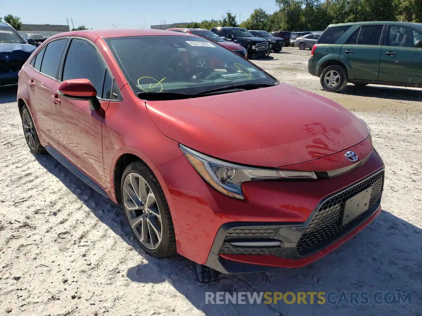 1 Photograph of a damaged car 5YFS4MCE3MP079509 TOYOTA COROLLA 2021