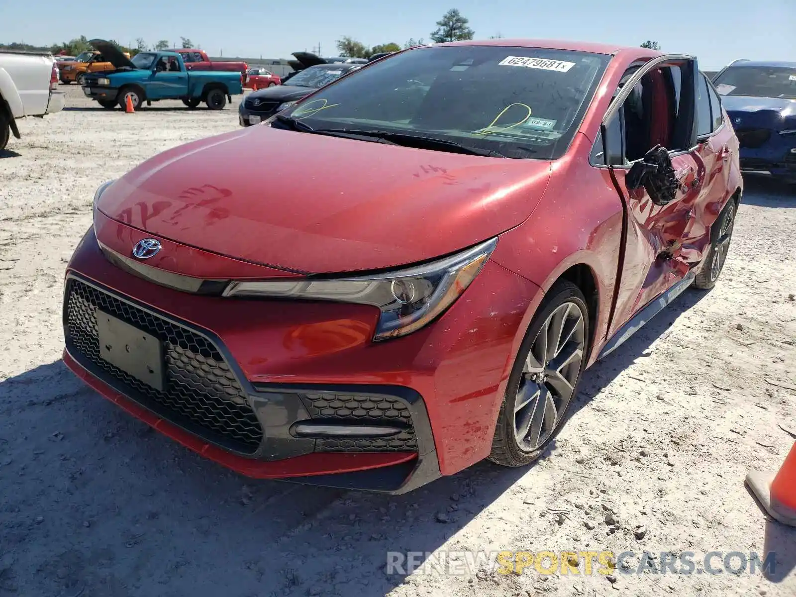 2 Photograph of a damaged car 5YFS4MCE3MP079509 TOYOTA COROLLA 2021