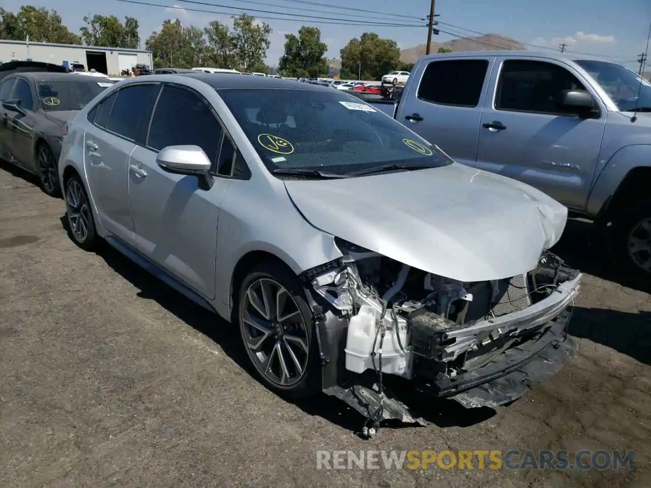 1 Photograph of a damaged car 5YFS4MCE3MP079977 TOYOTA COROLLA 2021