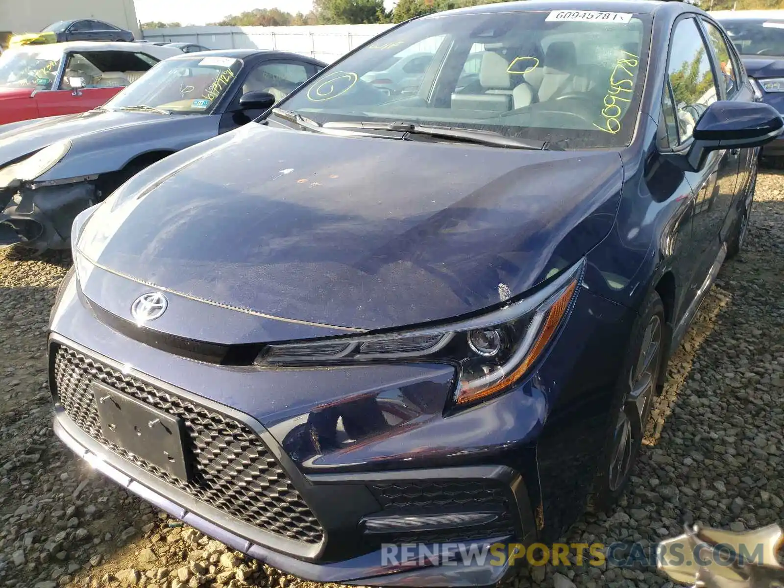 2 Photograph of a damaged car 5YFS4MCE3MP082023 TOYOTA COROLLA 2021