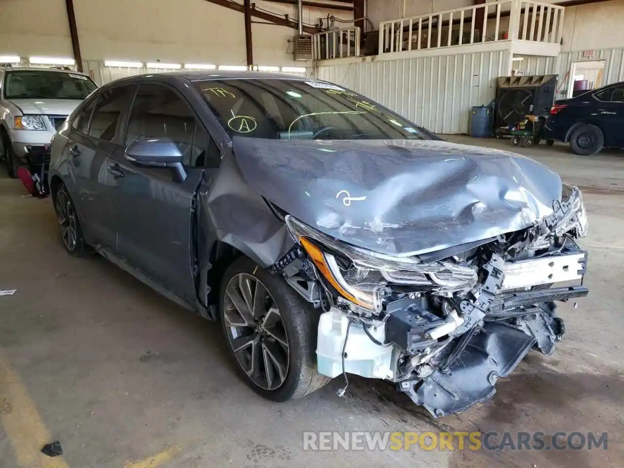 1 Photograph of a damaged car 5YFS4MCE3MP084810 TOYOTA COROLLA 2021