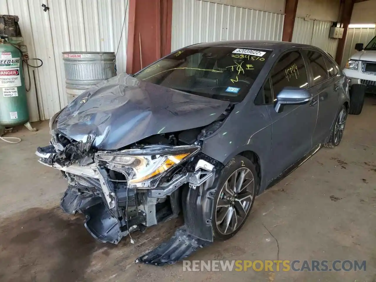 2 Photograph of a damaged car 5YFS4MCE3MP084810 TOYOTA COROLLA 2021