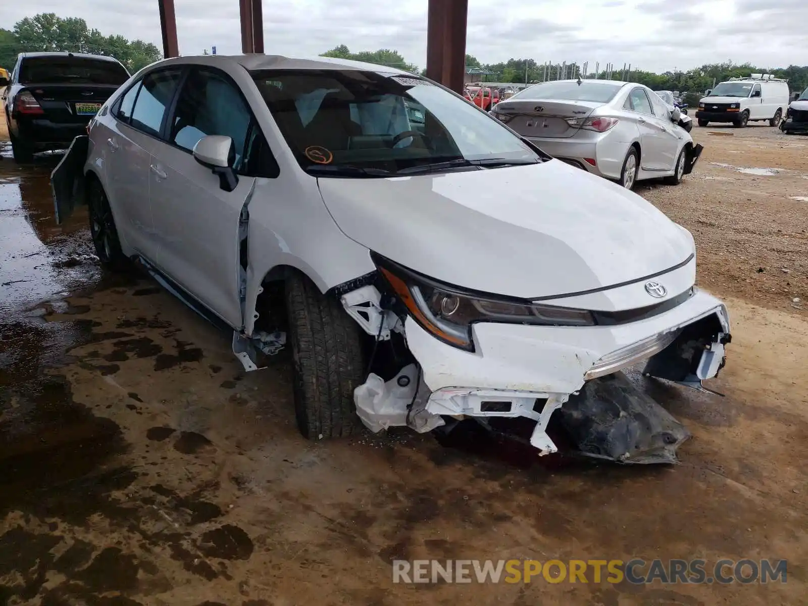 1 Photograph of a damaged car 5YFS4MCE3MP085021 TOYOTA COROLLA 2021