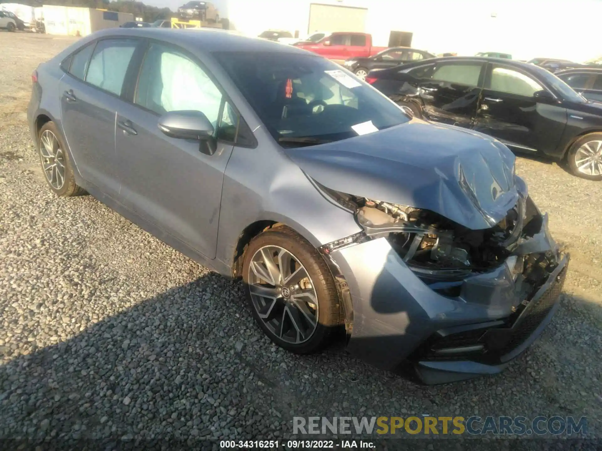 1 Photograph of a damaged car 5YFS4MCE3MP088680 TOYOTA COROLLA 2021