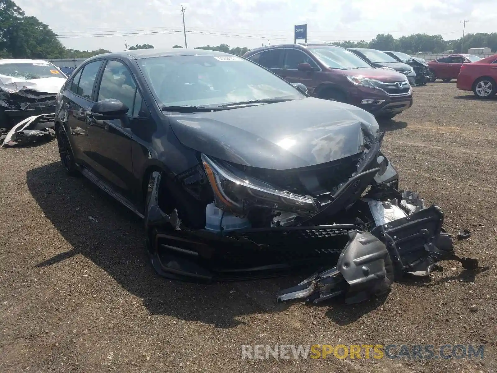 1 Photograph of a damaged car 5YFS4MCE3MP089537 TOYOTA COROLLA 2021