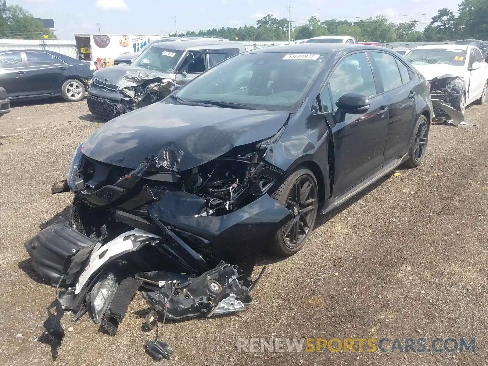 2 Photograph of a damaged car 5YFS4MCE3MP089537 TOYOTA COROLLA 2021