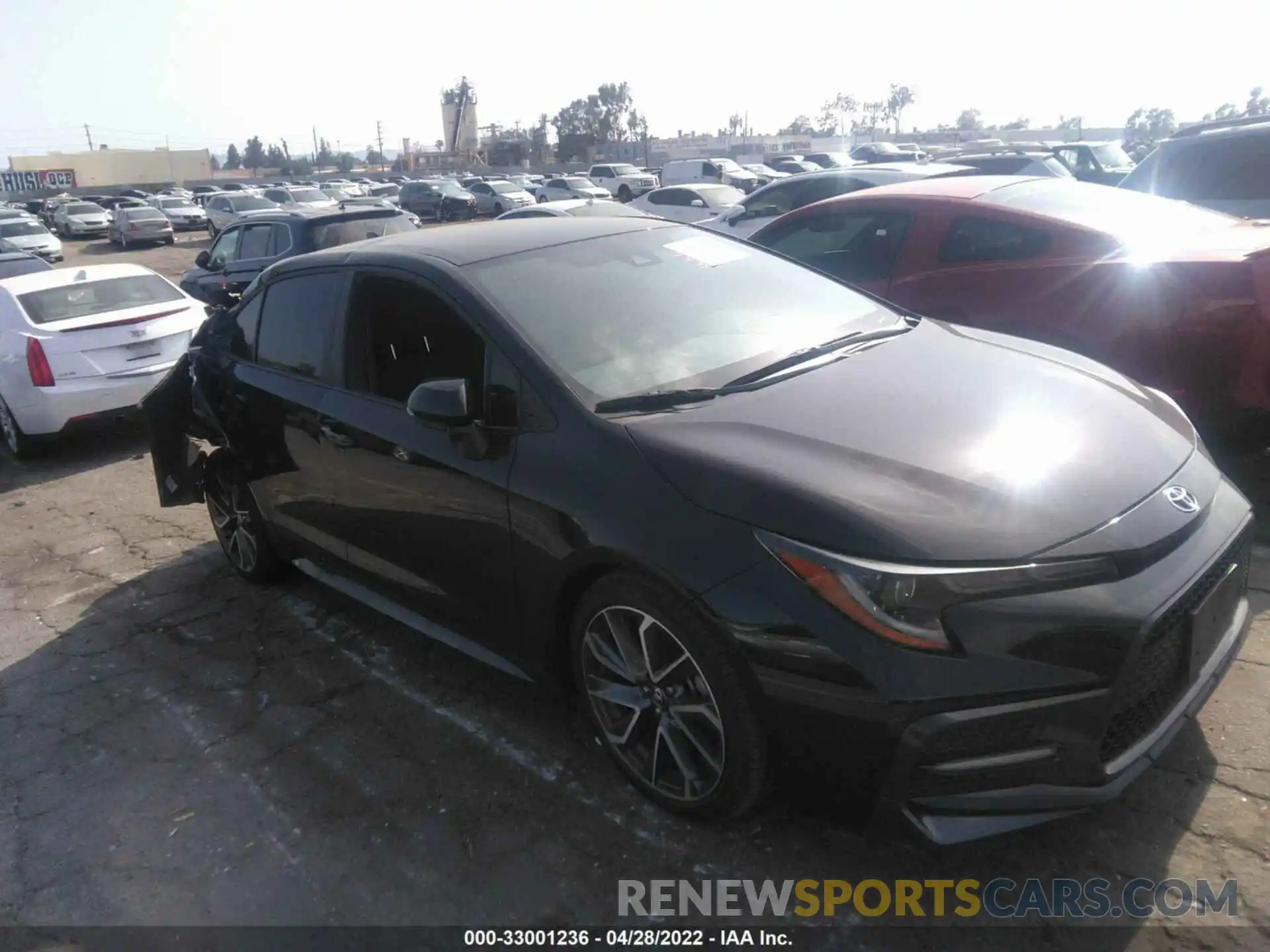 1 Photograph of a damaged car 5YFS4MCE3MP089912 TOYOTA COROLLA 2021