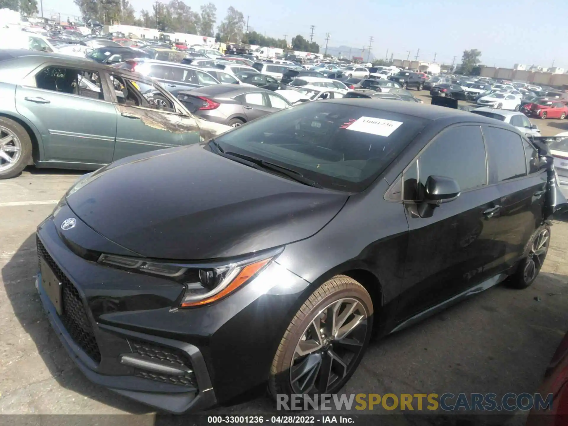 2 Photograph of a damaged car 5YFS4MCE3MP089912 TOYOTA COROLLA 2021